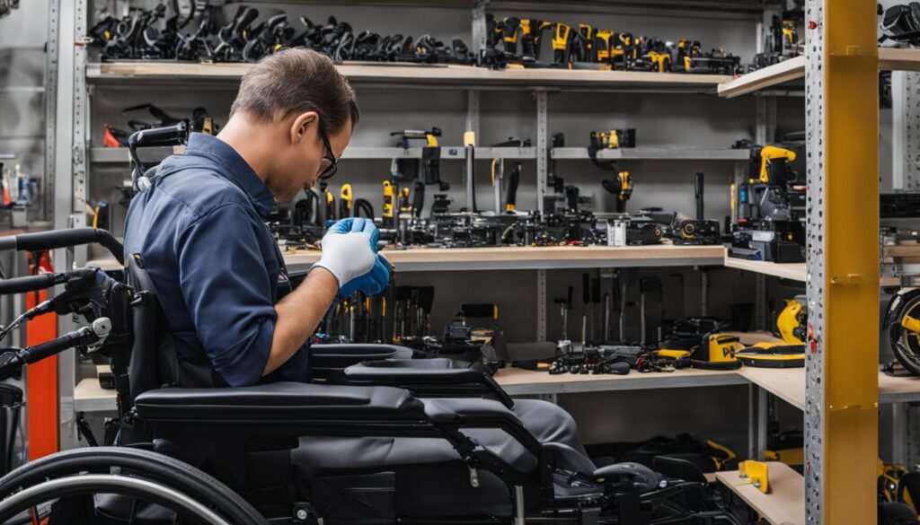 電動輪椅維修工具的定期檢測和校準