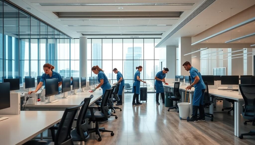 清潔公司, 清潔服務, 寫字樓清潔